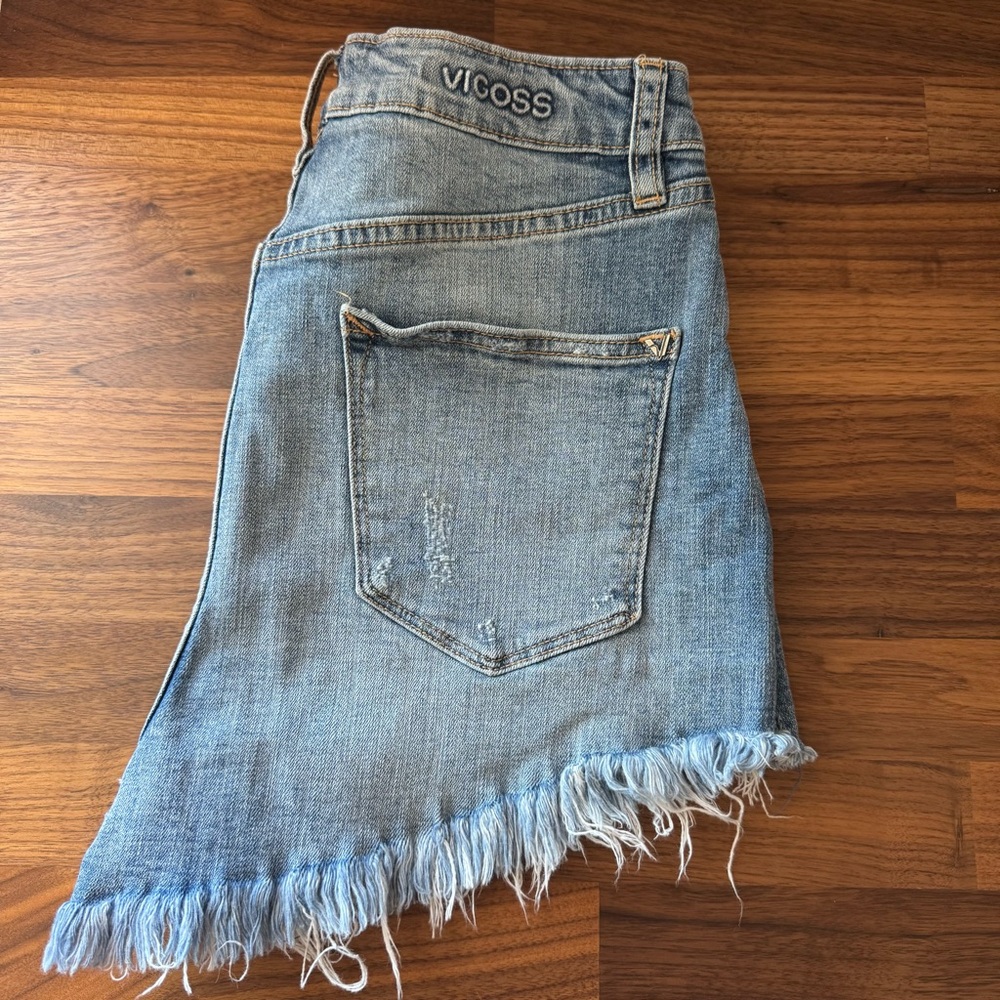 Vigoss Ace Short - Cut Off Denim w/ Frayed Hem  - Size 29